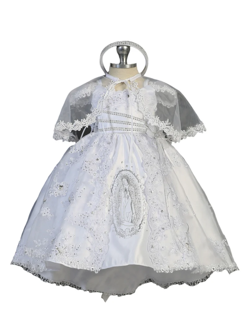 Flower Girl Lace Applique Organza Cape Klänning från TIPTOP KIDS - AS2280