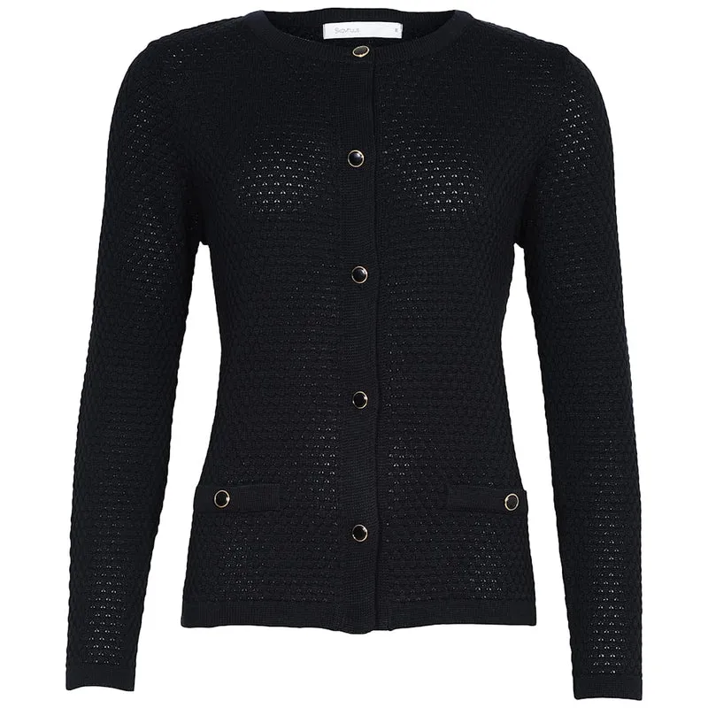 Structured Solid Cardigan