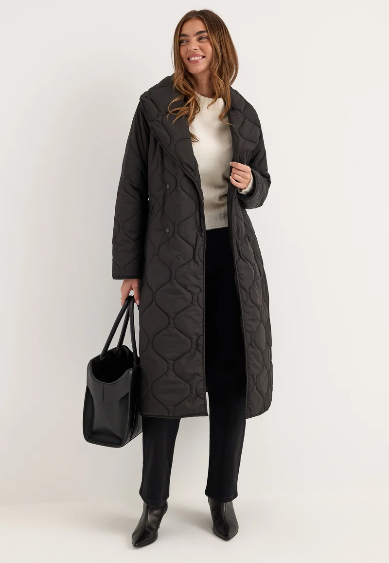 Quilted Long Jacket