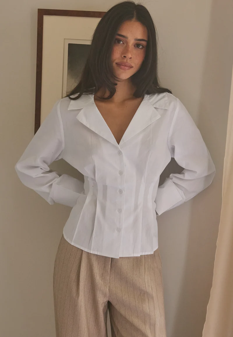 Shaped Cotton Shirt