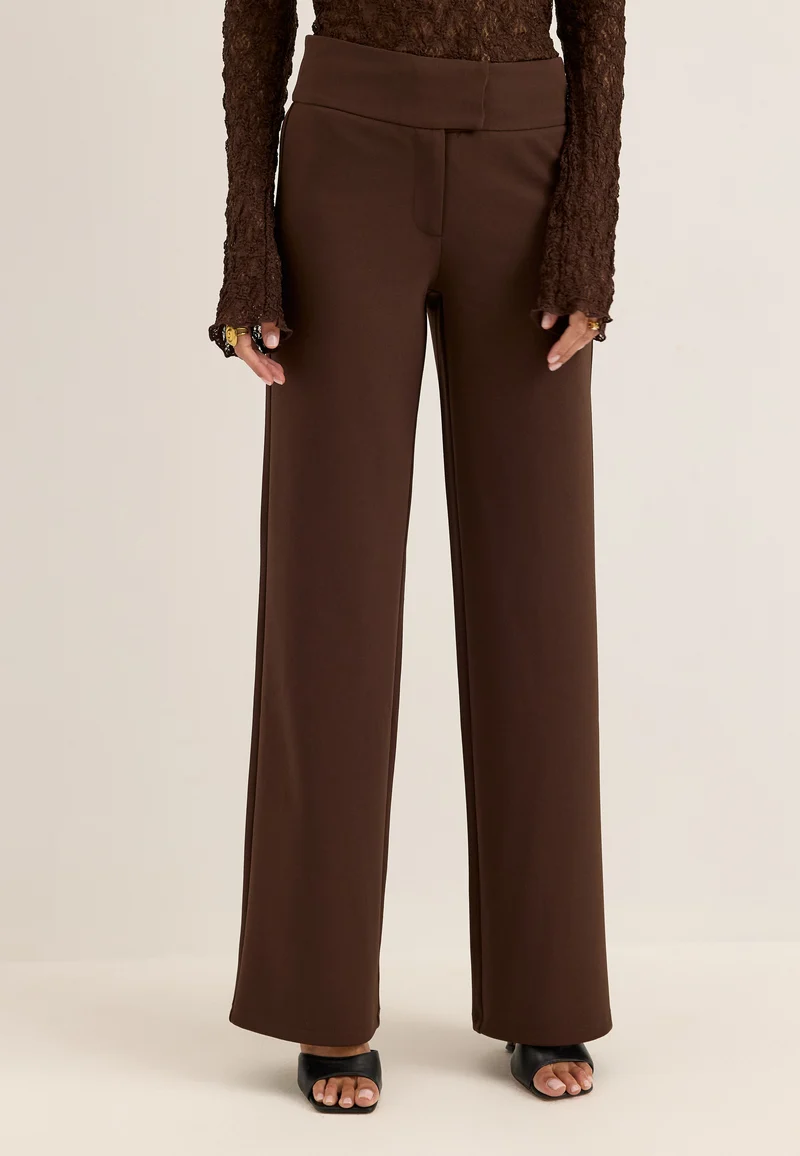 Soft Suit Wide Trousers