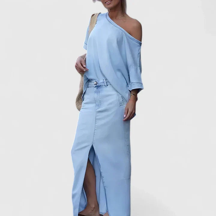 Averlynn | Elegant Maxi Kjolset