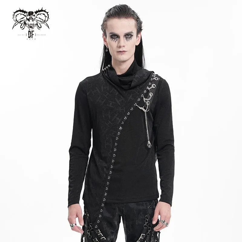 Gothic Chain Splice Sweatershirt för män