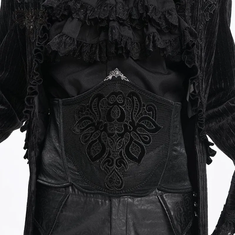 Gothic flätat spänne gördel för män