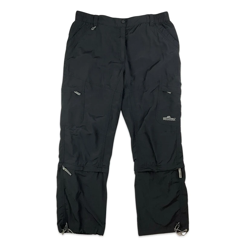 90s Y2K Black Cargo Trousers 16