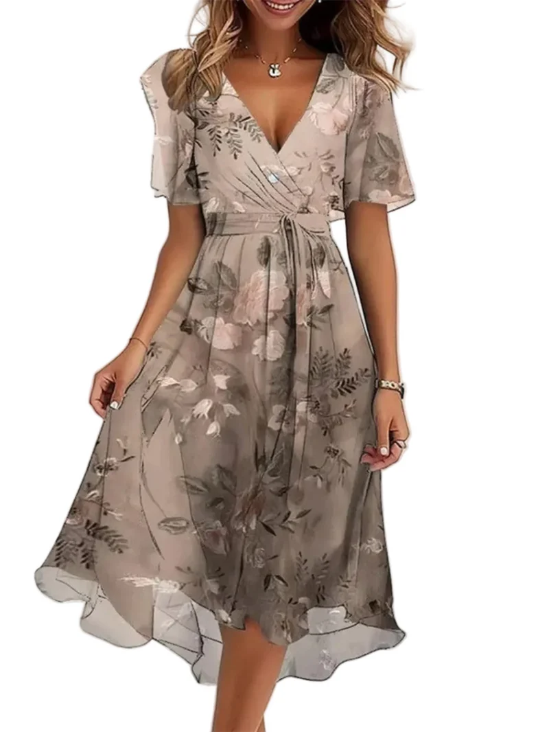 Kvinnors Sommarklänning Boho-Stil