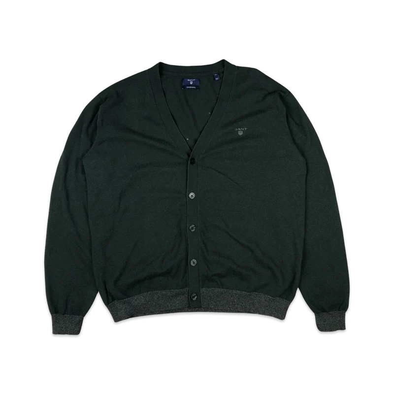 GANT Green Knitted Cardigan XL