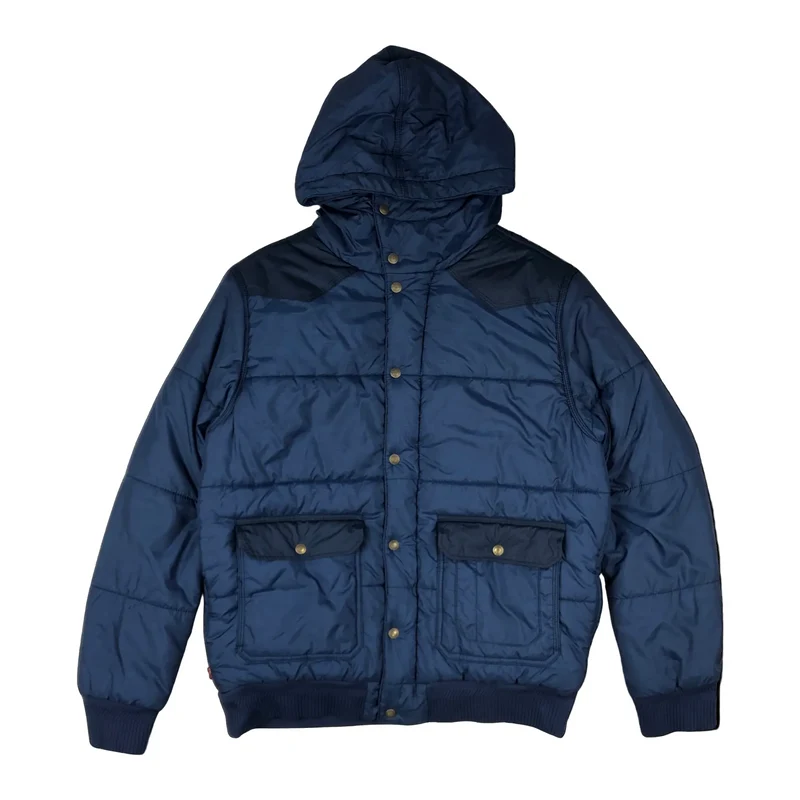Vintage Levi's Blue Puffer Coat Outdoor Jacket Extra Large