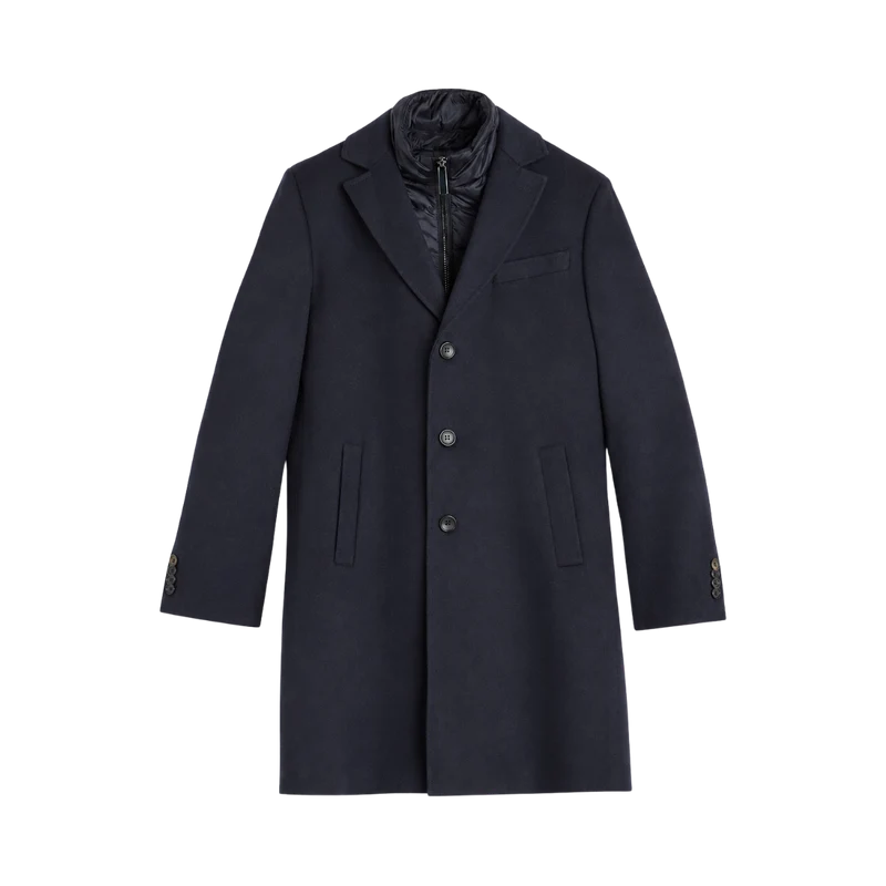Cashmere Coat Sultan Tech - Dark Navy Blue