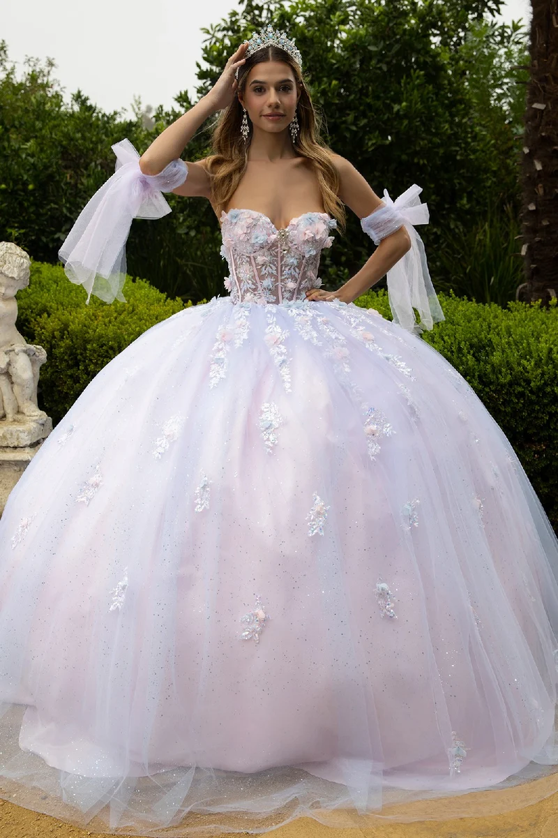 Utsmyckad Sweetheart Neckline Quinceanera-klänning från GLS by Gloria - GL3570