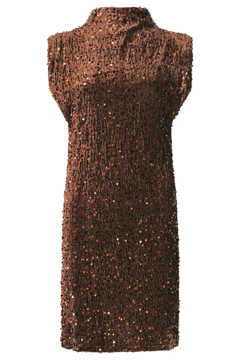 Noella - Kali Dress - 1021 Chocolate Brown