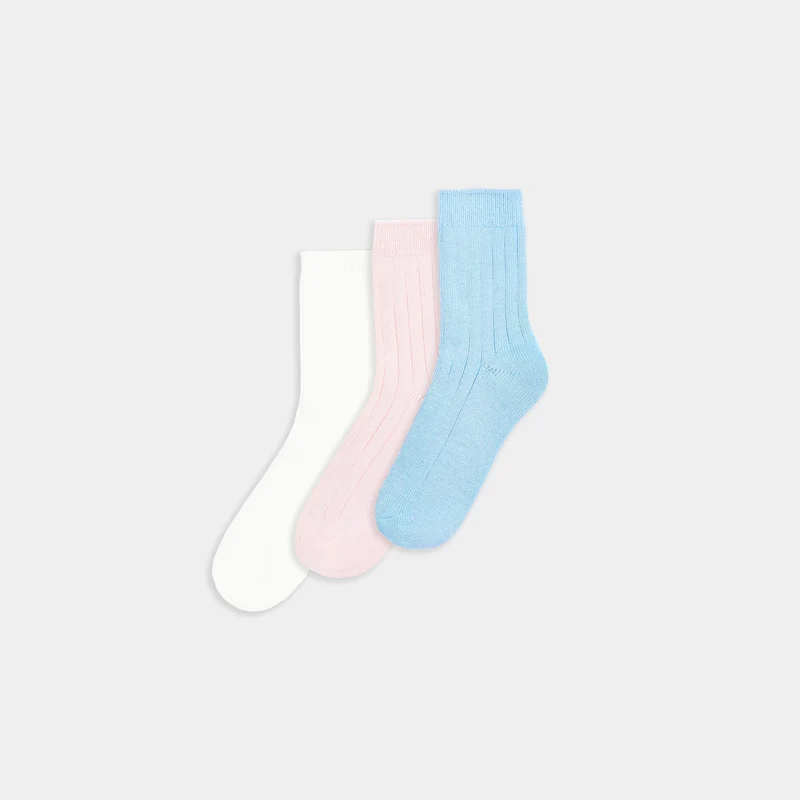 Tjocka Ribbade Strumpor (3-pack) - Multi